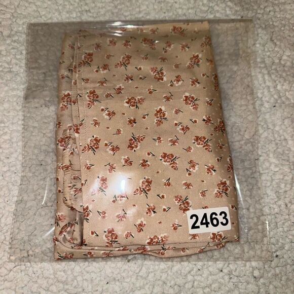 Madewell Satin Puff-Sleeve V-Neck Top in Baby's Breath Pink Medium EUC - Picture 11 of 11